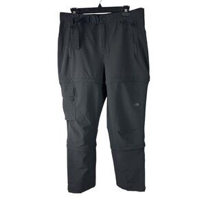 The North Face Womens Bridgeway Zip-Off Pant Black Size US 12 READ DESCRIPTION